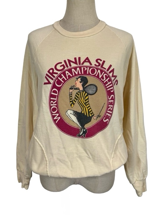 Vintage Tops - Vintage 1986 Virginia Slims Champion Tennis Madison Square Garden Sweatshirt